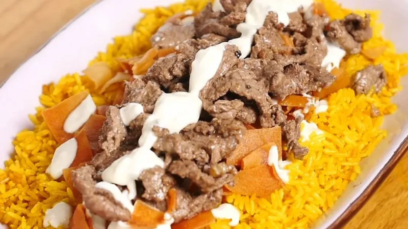 فتة شاورما لحم غنم بلدي 100 غ